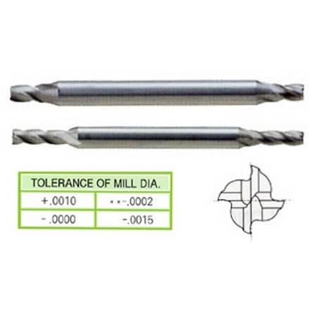 Yg-1 Tool 4 Flute Stub Length De Miniature 8% Cobalt 52260
